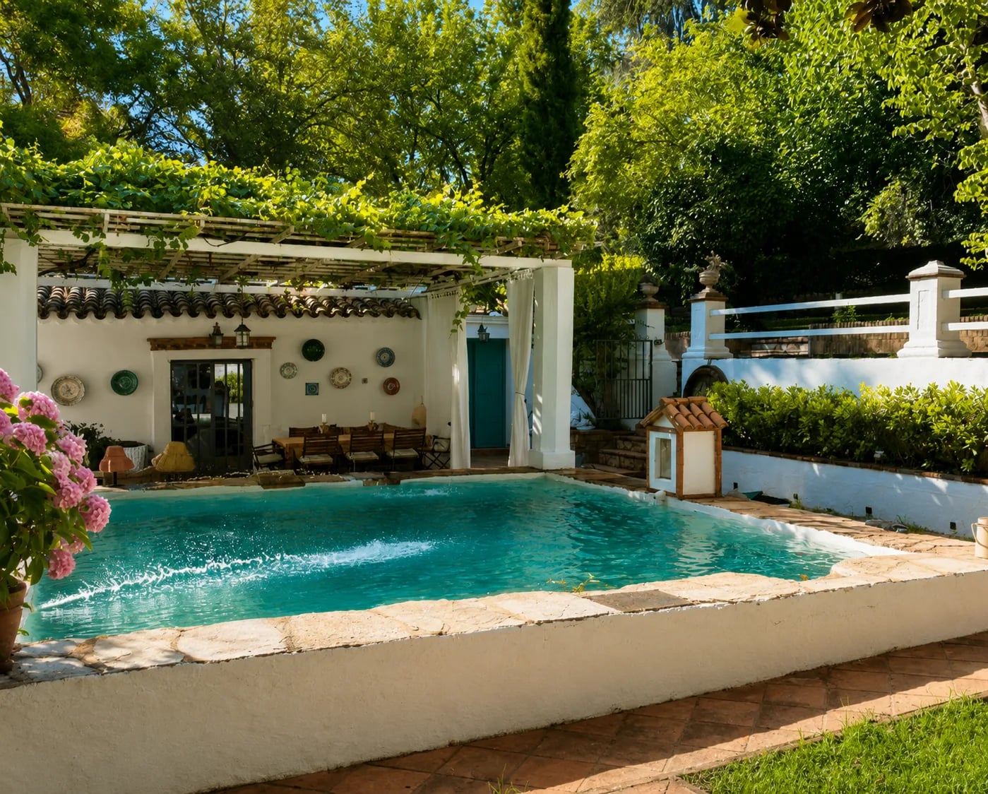 Country Estate with Guest House and Gardens
