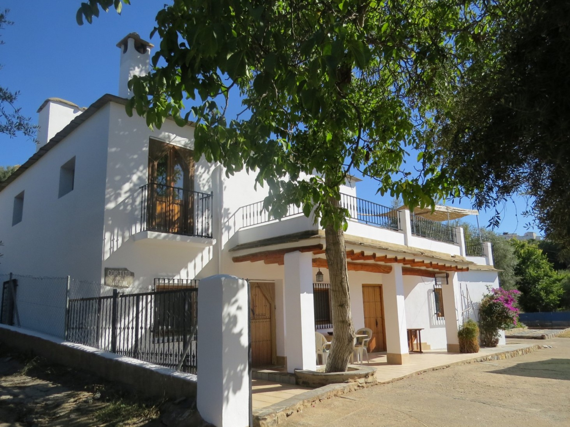South Facing Large Cortijo very close to the village with land