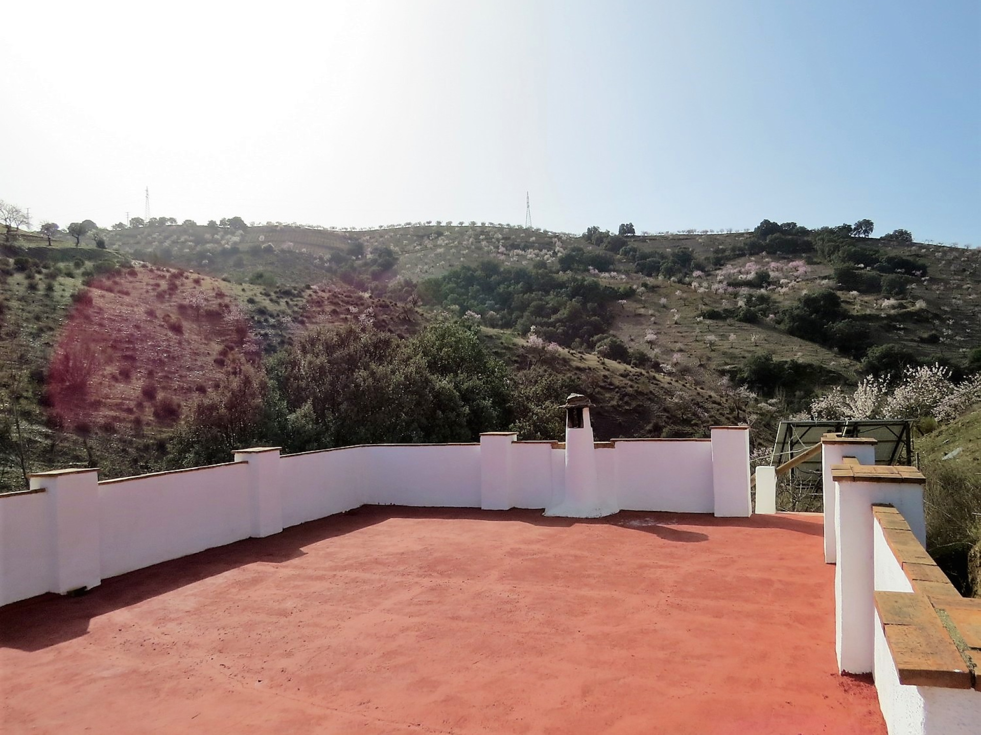 Private Spacious Cortijo, Roof Terrace